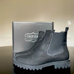 Thursday “Legend” Boots size 9/9.5 - Matte Black. Worn Once. Brand new with box.